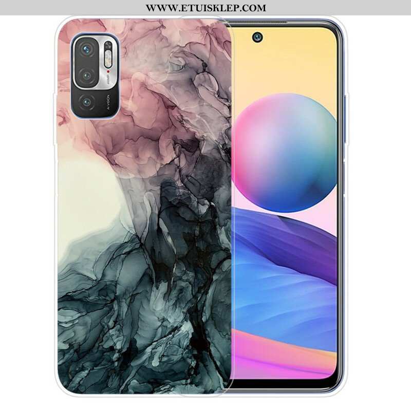 Etui do Xiaomi Redmi Note 10 5G Kolorowy Marmur